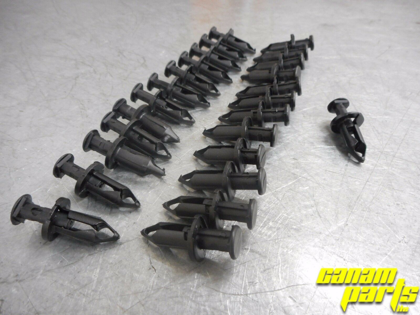 25 Plastic Fender Rivets Clips ATV UTV Canam Parts Guy
