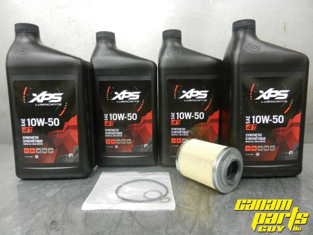 NEW OEM Maverick X3 Oil Change Kit 10W50 Full Synthetic Canam Parts Guy