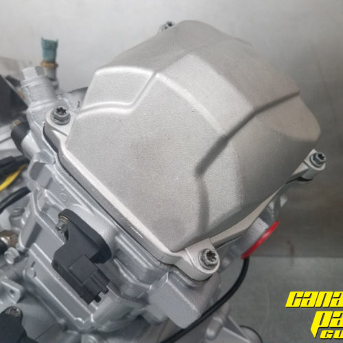 Aluminum Valve cover installed on engine