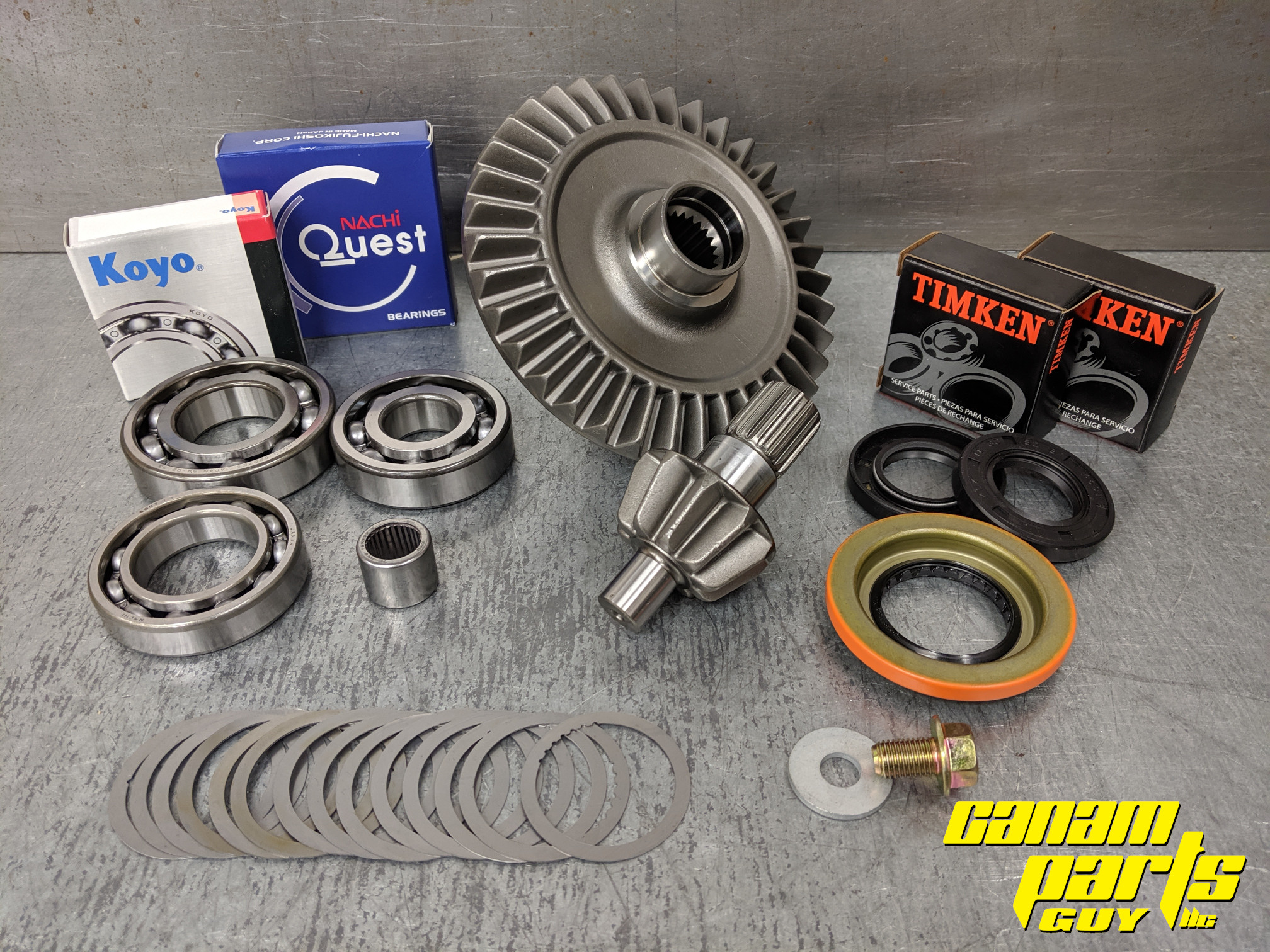 New Oem Standard G2 Rear Differential Rebuild Kit 1652 Can Am