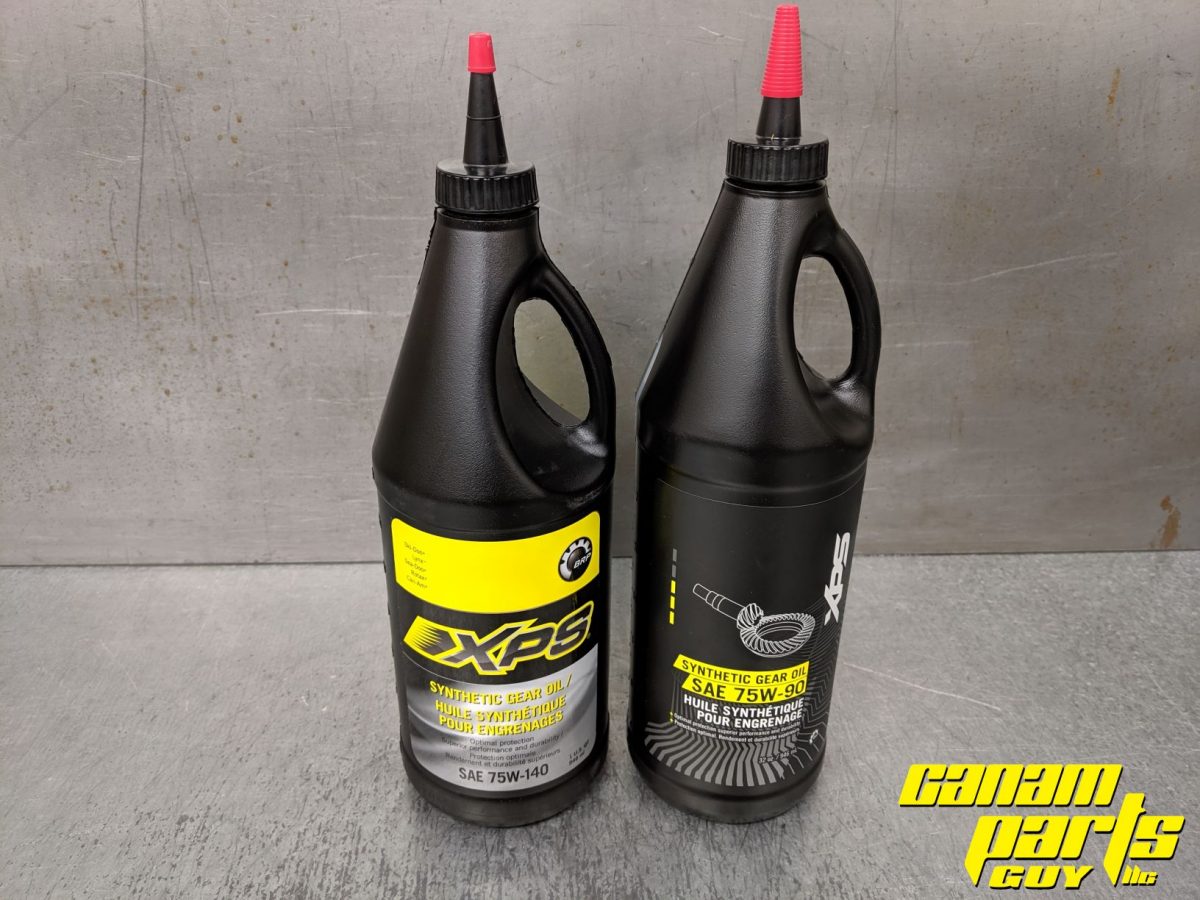 2 QUARTS XPS SYNTHETIC GEAR OIL Combo Pack 7590 and 75140 Canam