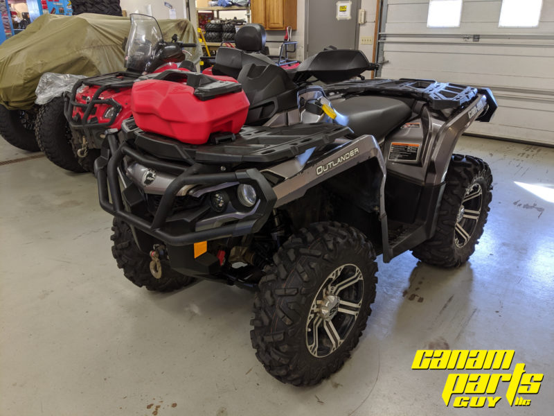 NEW OEM LINQ FUEL GAS CADDY SPARE TANK WITH BRACKETS 4 GAL Canam