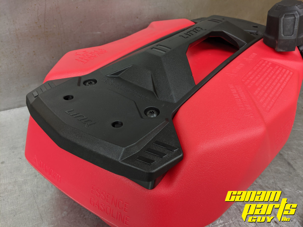 NEW OEM LINQ FUEL GAS CADDY SPARE TANK WITH BRACKETS 4 GAL Canam