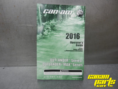 G2 Owners Manual 219001580 – Can-am Parts Guy