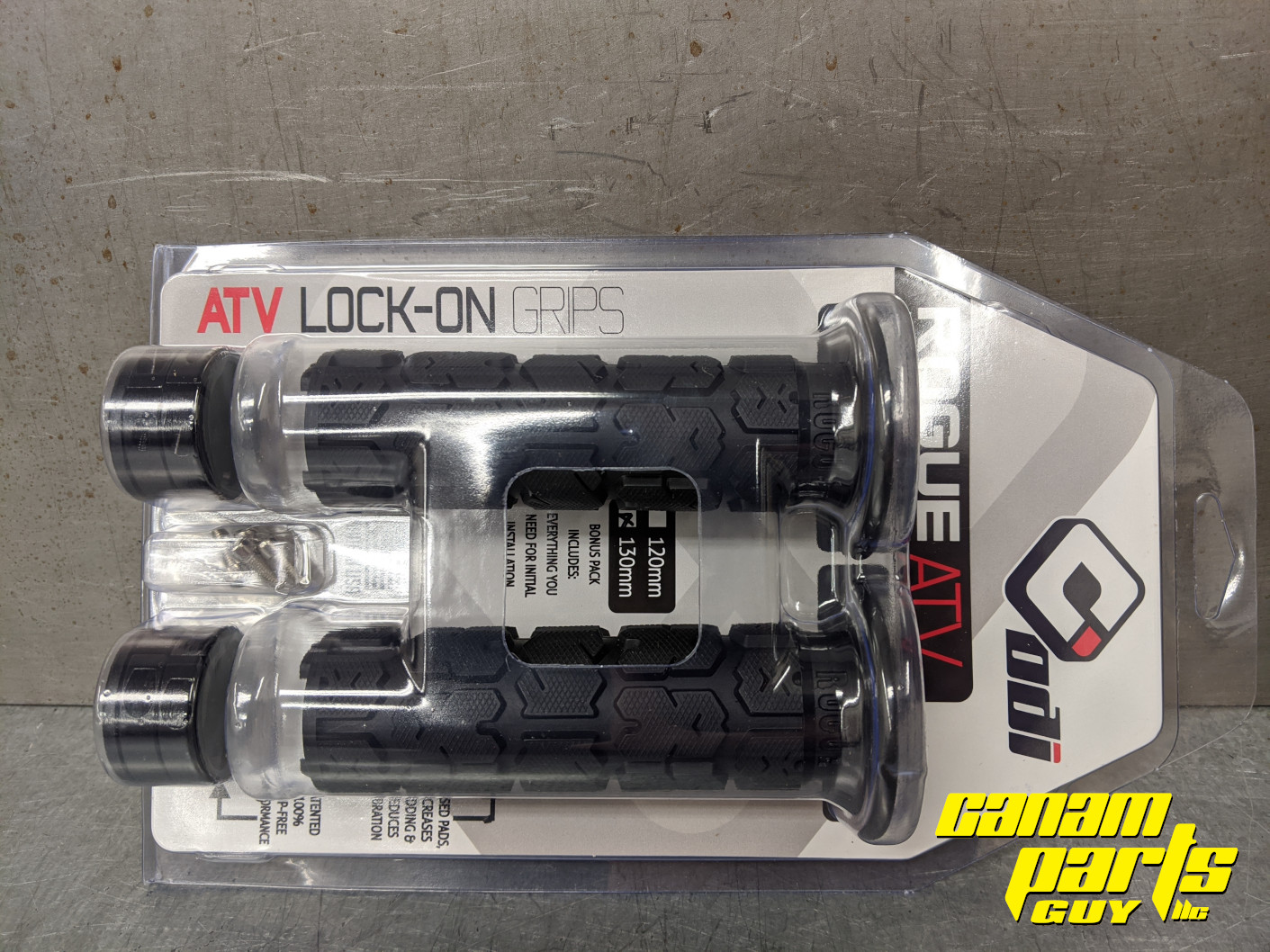 ODI J31RGBSBS ATV Rogue Lock-On Grips 130mm Black