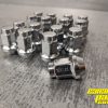 M10 Chrome Lug Nut Set of 16 14mm head Tapered Seat - Image 2