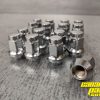 M10 Chrome Lug Nut Set of 16 14mm head Tapered Seat - Image 3