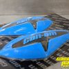 Octane Blue-Black Handlebar Wind Deflector - Image 2