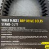 NEW OEM BRP Drive Belt HD5 500 Single Cylinder 422280226 G3L - Image 5