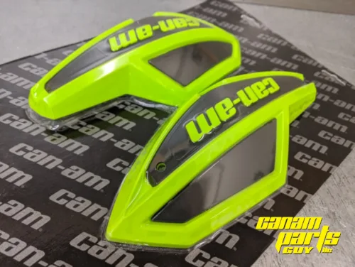 New OEM MANTA GREEN Wind Deflector Hand Guard Kit w/ Mounting Kit Complete Wrap Around - Image 7