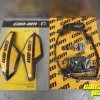 New OEM Black and Yellow Wind Deflector Hand Guard Kit w/ Mounting Kit Complete Wrap Around