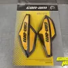 New OEM Black and Yellow Wind Deflector Hand Guard Kit w/ Mounting Kit Complete Wrap Around - Image 2