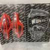 Viper Red Wind Deflector Hand Guard Kit W/ Mounting Kit Complete Wrap Around