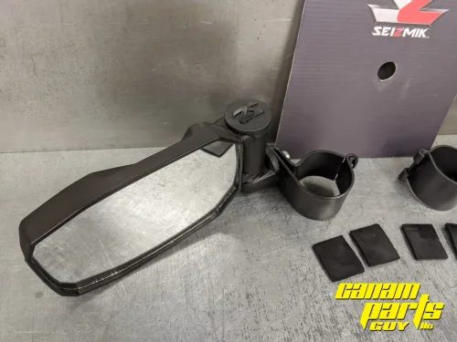 SEIZMIK STRIKE SIDE MIRROR 2.0"/1.85" Round Cage Mount Commander Maverick - Image 11