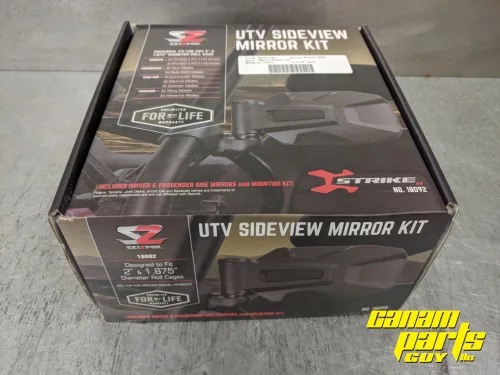 SEIZMIK STRIKE SIDE MIRROR 2.0"/1.85" Round Cage Mount Commander Maverick - Image 4