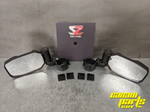 SEIZMIK STRIKE SIDE MIRROR 2.0"/1.85" Round Cage Mount Commander Maverick - Image 8