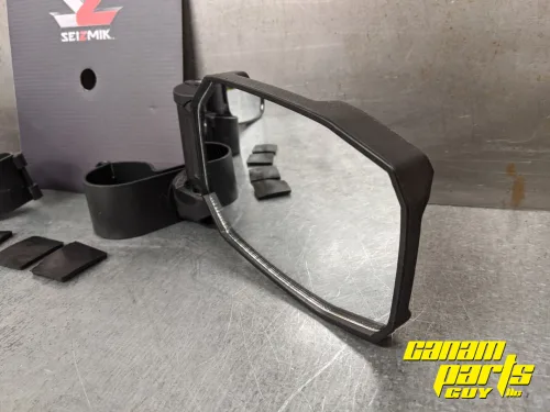 SEIZMIK STRIKE SIDE MIRROR 2.0"/1.85" Round Cage Mount Commander Maverick - Image 10