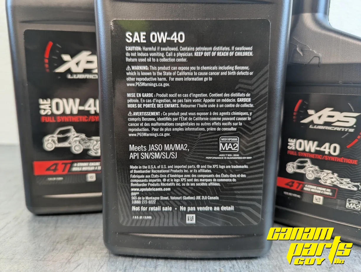 NEW OEM FULL SYNTHETIC 0W-40 Oil change kit 650cc ACE - Image 6