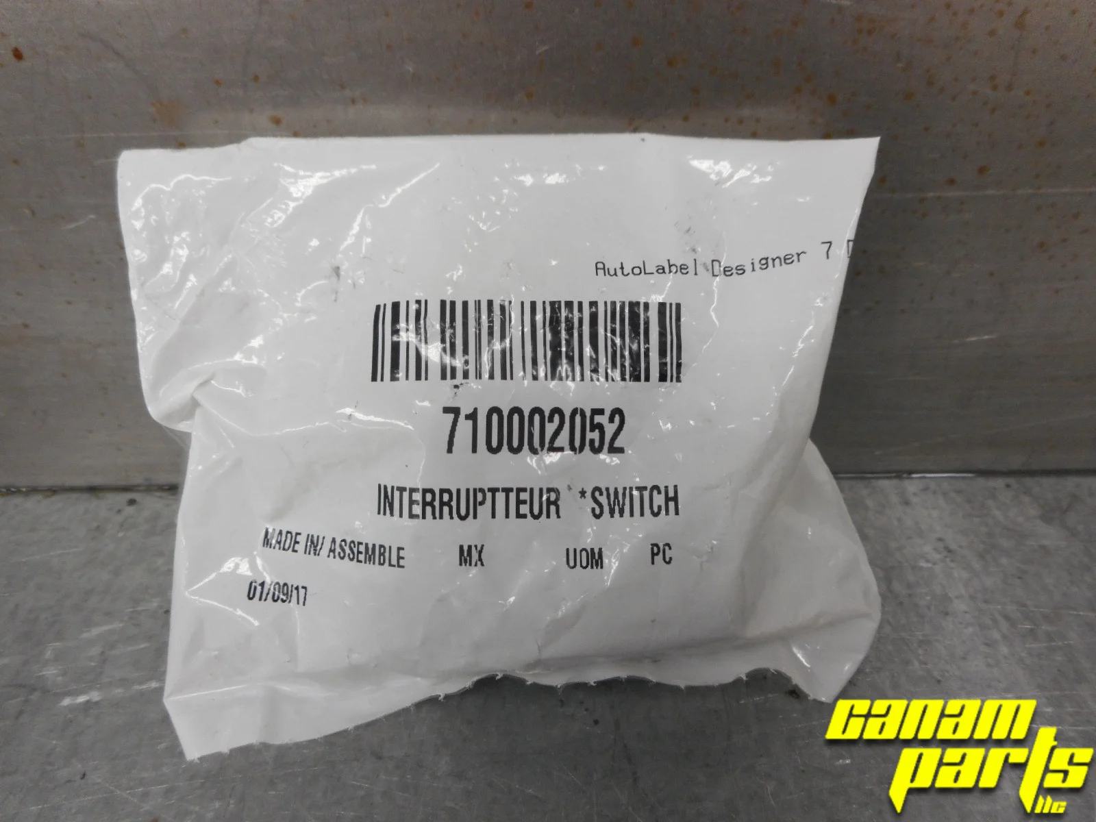 New OEM SXS Winch Switch 710002052 - Image 2