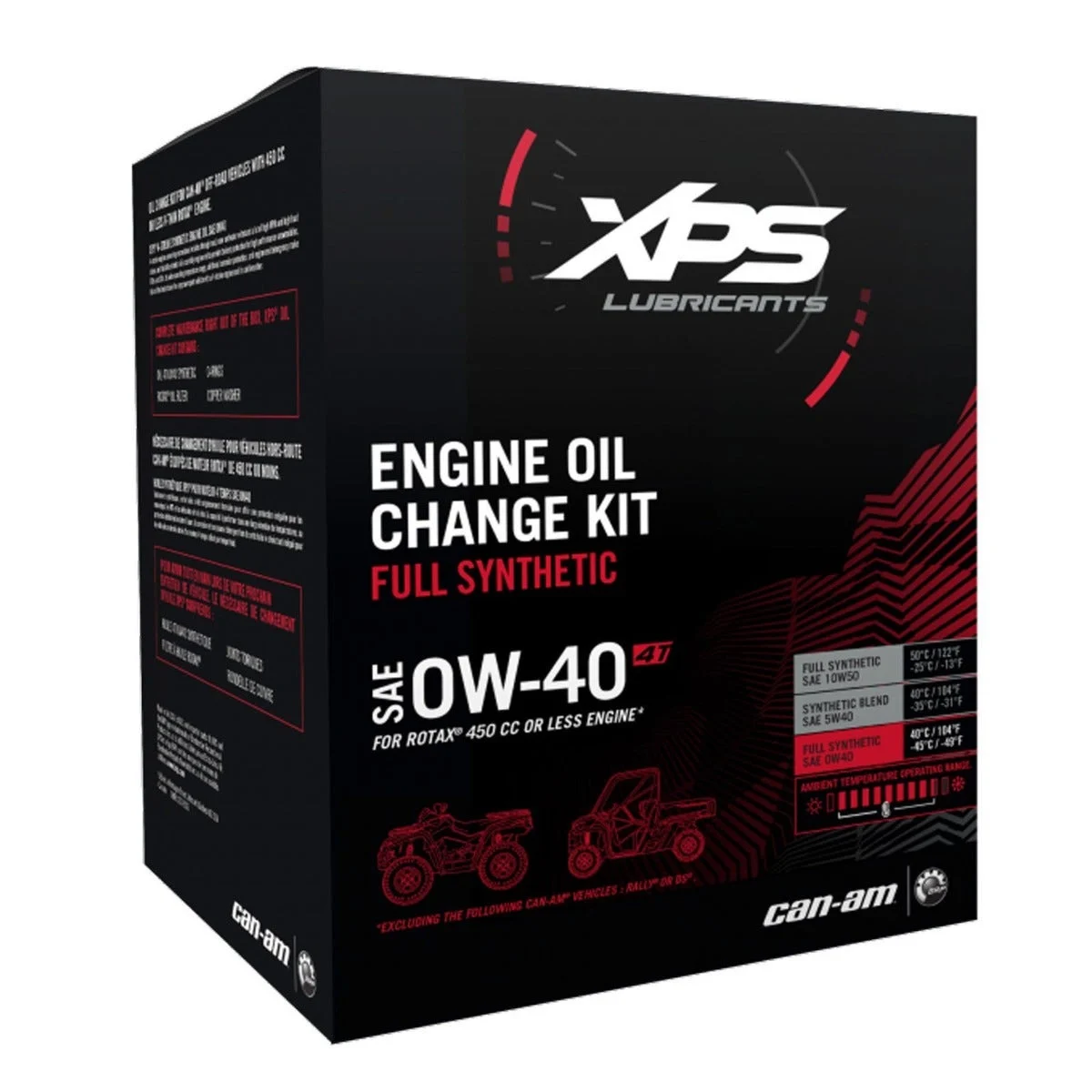 NEW OEM FULL SYNTHETIC 0W-40 Oil change kit for Rotax 450 cc or less - Image 2