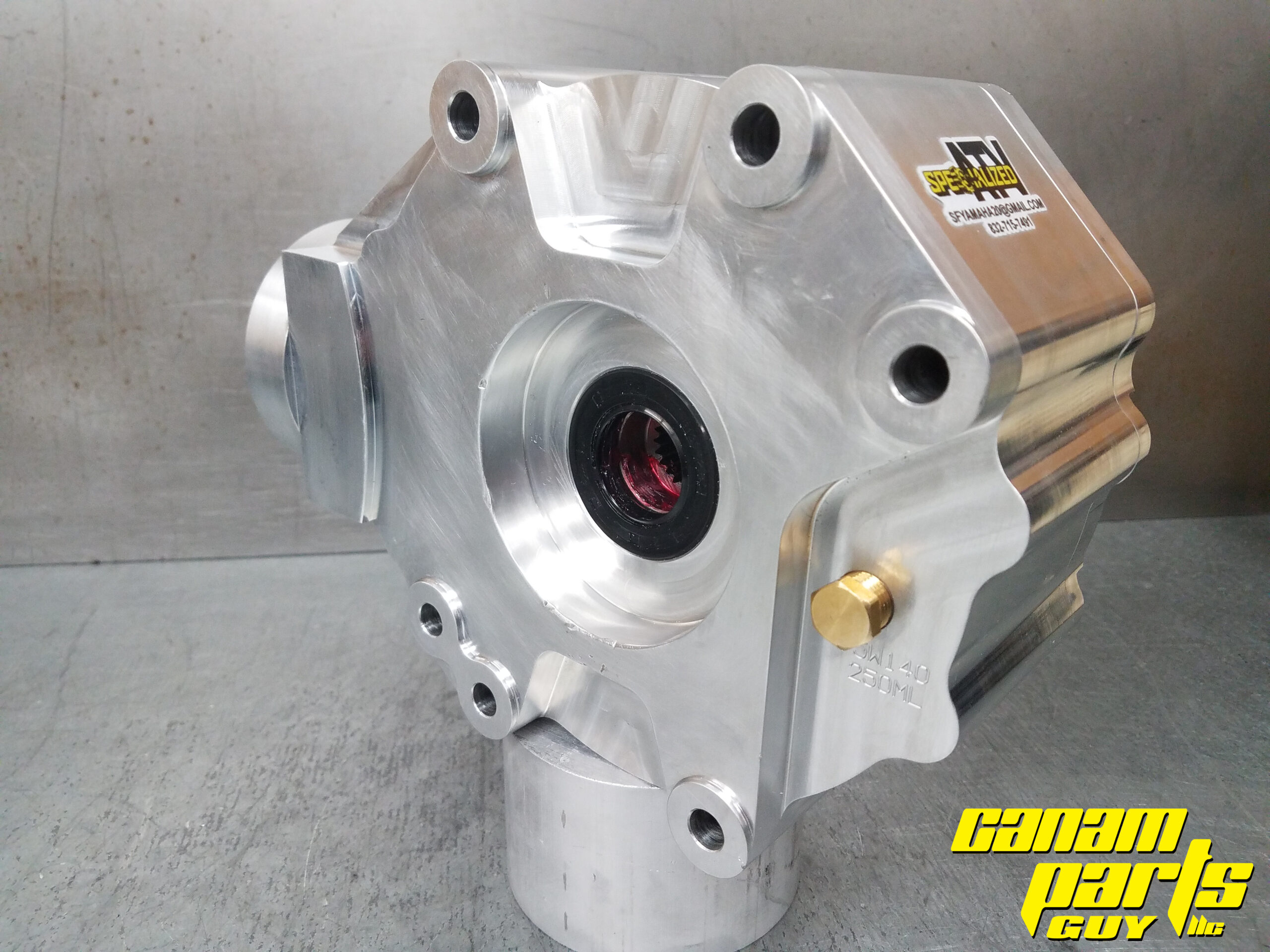 New Specialized ATV Billet Xmr Rear Differential - Canam Parts Guy